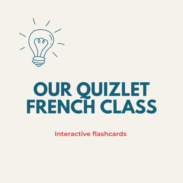 French Workout - Our Quizlet French Class ©2025 The Ways to French