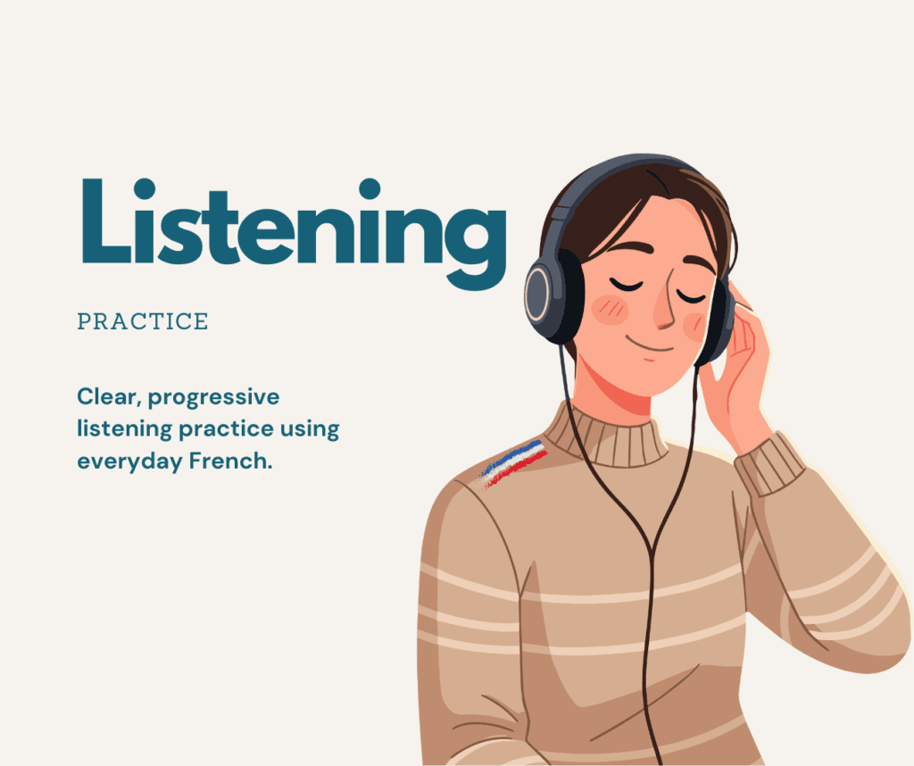 Resources for French listening practice ©TheWaystoFrench