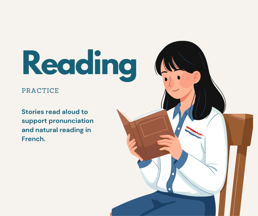 Resources for French reading practice ©TheWaystoFrench