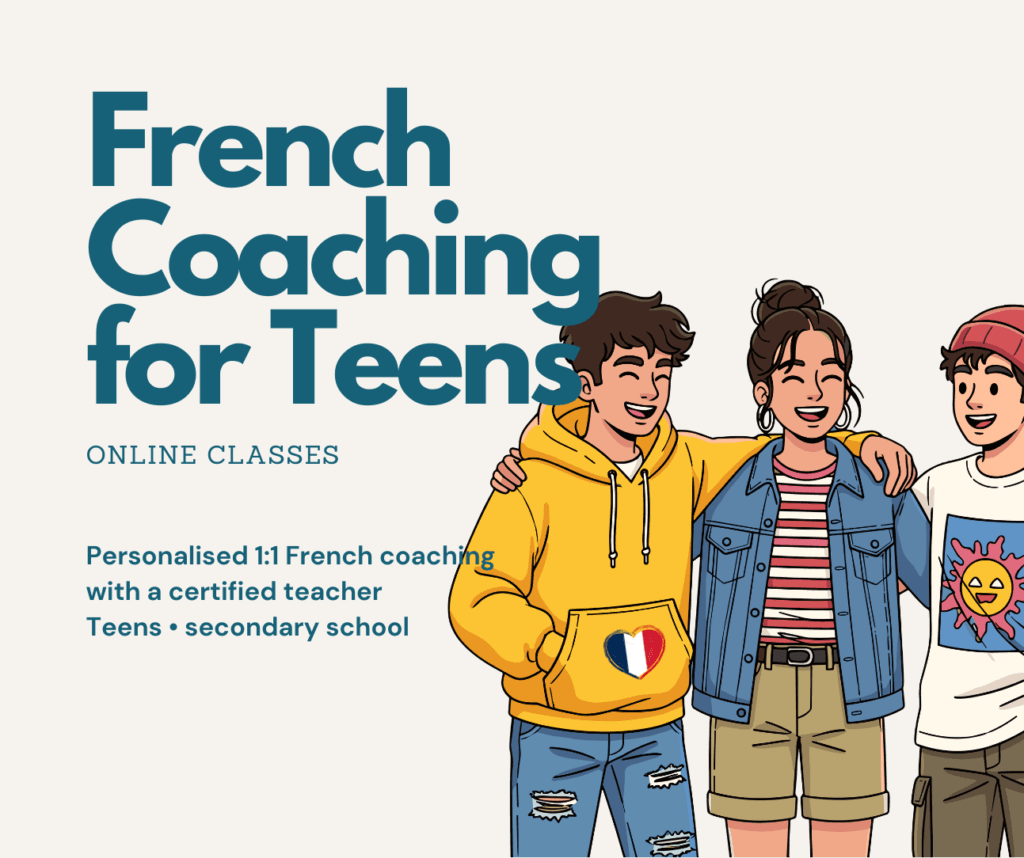 Online French Class with a certified teacher for teenagers ©TheWaystoFrench