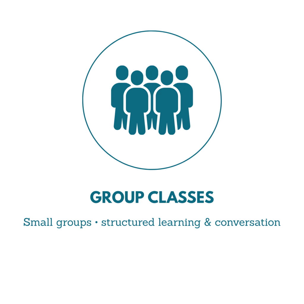 French online group classes for couples, friends or more ©TheWaystoFrench