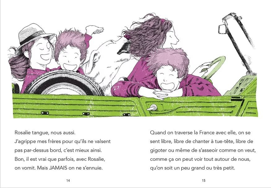 Roman jeunesse français Rosalie de Ninon Dufrénois et Julien Martinière