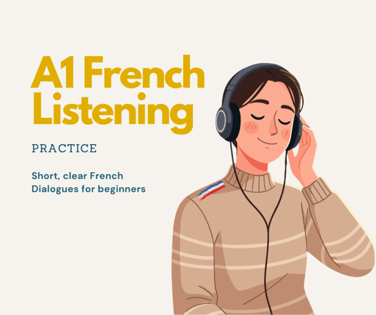 A1 French listening practice transcripts ©TheWaystoFrench
